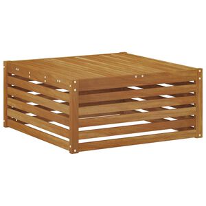 vidaXL Table de jardin Bois d'Acacia Massif Naturel 79 x 79 x 37 cm