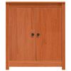 vidaXL Buffet Brun cire 70 x 35 x 80 cm Pin massif