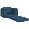 vidaXL Canap&eacute;-Lit Bleu 98 x 71 x 83 cm tissu