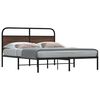 vidaXL Cadre de lit sans matelas 150x200 cm ch&ecirc;ne marron