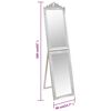 vidaXL Miroir sur pied Argent&eacute; 40x160 cm
