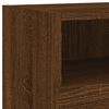 vidaXL Unit&eacute;s murales TV 5 pcs ch&ecirc;ne marron bois d'ing&eacute;nierie