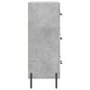 vidaXL Buffet gris b&eacute;ton 69,5x34x90 cm bois d'ing&eacute;nierie