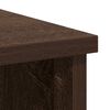 vidaXL Buffet avec tiroir ch&ecirc;ne brun 101x35x76 cm bois d'ing&eacute;nierie