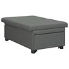 vidaXL Canap&eacute;-lit escamotable Gris fonc&eacute; 194 x 50 x 82 cm Contreplaqu&eacute;