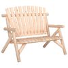 vidaXL Ensemble de salon de jardin 4 pcs bois massif d'épicéa