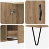 vidaXL Buffet Ch&ecirc;ne artisanal 100 x 36 x 60 cm Bois d'ing&eacute;nierie