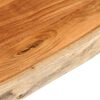 vidaXL Dessus de table 100x80x2,5 cm rectangulaire bois massif acacia