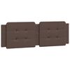 vidaXL Lit avec matelas Zadar marron 160x200 cm similicuir