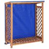 vidaXL Remise &agrave; bois de chauffage 105x38x115 cm Bois d'acacia solide