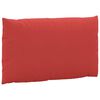 vidaXL Coussins de palette lot de 2 rouge tissu oxford