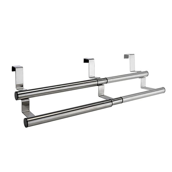 HI Cintre &agrave; lavettes extensible Argent&eacute;