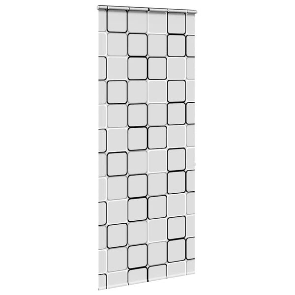 vidaXL Store enrouleur de douche avec cassette largeur du tissu 86 cm