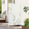 vidaXL &Eacute;cran de confidentialit&eacute; Blanc 100 x 50 x 180 cm Acier