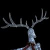 vidaXL Renne volant de d&eacute;coration de No&euml;l 120 LED Blanc froid Blanc