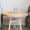 vidaXL Dessus de table rond &Oslash;50x3 cm bois de pin massif