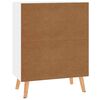 vidaXL Buffet blanc et ch&ecirc;ne sonoma 60x30x72 cm bois d'ing&eacute;nierie