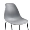 vidaXL Ensemble de bar 5 pcs Plastique Gris