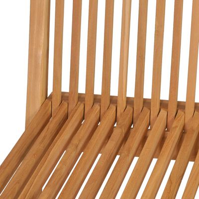 vidaXL Ensemble à manger de jardin 5 pcs Bois de teck massif