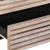 vidaXL Buffets 2 pcs 60x34x75 cm bois massif de manguier
