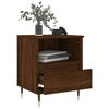 vidaXL Tables de chevet 2 pcs ch&ecirc;ne marron 40x35x50 cm bois ing&eacute;nierie