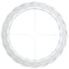 vidaXL Abat-jour blanc &Oslash;40x26 cm osier