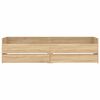 vidaXL Cadre de lit avec tiroirs sans matelas ch&ecirc;ne sonoma 90x190 cm