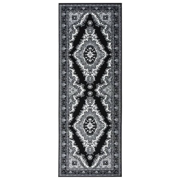 vidaXL Tapis BCF Noir 80x200 cm