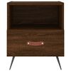 vidaXL Tables de chevet 2 pcs ch&ecirc;ne marron 40x35x47,5 cm