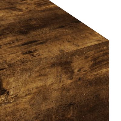 vidaXL Table basse chêne fumé 100x49,5x31 cm bois d'ingénierie