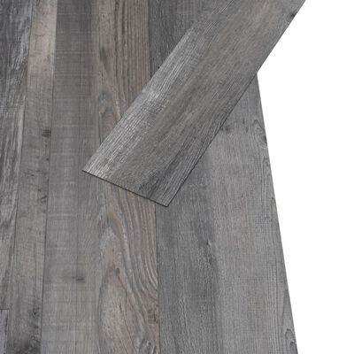 vidaXL Planches de plancher PVC 5,02m² 2mm Autoadhésif Bois industriel