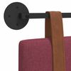 vidaXL T&ecirc;te de lit suspendue Uni Bordeaux 210 x 55 x 5 cm PU antique