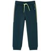 Pantalon de survêtement enfants avec cordon de serrage vert mousse 104