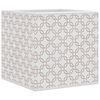 vidaXL Bo&icirc;tes de rangement pliables 4 pcs cr&egrave;me tissu intiss&eacute;