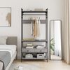vidaXL Armoire &agrave; tiroirs sonoma gris 89x39x184,5 cm bois d'ing&eacute;nierie