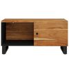 vidaXL Table basse 80x50x40 cm Bois d'acacia solide et d'ing&eacute;nierie