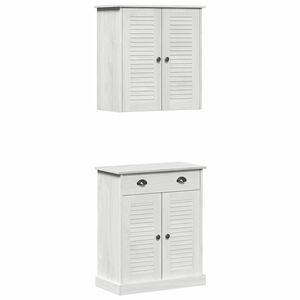 vidaXL Ensemble de mobilier de salle de bain avec &eacute;tag&egrave;re VIGO 2 pcs