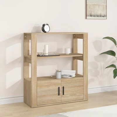 vidaXL Buffet Chêne sonoma 80x30x90 cm Bois d'ingénierie