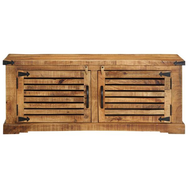 vidaXL Cabinet &agrave; chaussures avec &eacute;tag&egrave;re Marron 110 x 38 x 45 cm