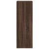 vidaXL Buffet avec LED ch&ecirc;ne marron 42,5x34x100 cm bois d'ing&eacute;nierie