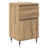 vidaXL Buffet Ch&ecirc;ne artisanal 40 x 35 x 70 cm Bois d'ing&eacute;nierie et fer