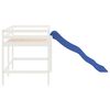 vidaXL Lit mezzanine d'enfants sans matelas avec toboggan 90x190 cm