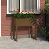 vidaXL Jardini&egrave;re Marron miel 78x40x81 cm Bois massif de pin