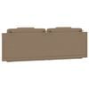 vidaXL Coussin de t&ecirc;te de lit Viana cappuccino 160 cm similicuir
