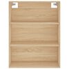 vidaXL Buffet haut Ch&ecirc;ne sonoma 69,5x34x180 cm Bois d'ing&eacute;nierie