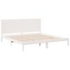 vidaXL Cadre de lit extra long sans matelas 200x220 cm bois massif