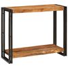 vidaXL Table console Marron 90 x 33 x 75 cm Bois de mangue massif