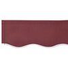 vidaXL Toile de rechange pour auvent Bordeaux 380 x 195 cm Polyester