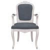 vidaXL Chaises &agrave; manger lot de 2 gris fonc&eacute; 62x59,5x100,5 cm velours