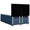 vidaXL Sommier &agrave; lattes de lit avec matelas Bleu 140x190 cm Tissu